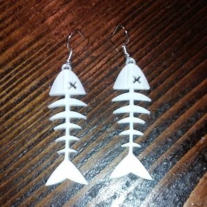 Fishbone Earrings